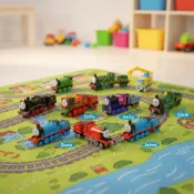  湯瑪士小火車TrackMaster手動鋅合金玩具火車–兒童益智禮物,多種款式