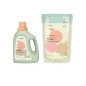 (店+)【US BABY 優生】優生 嬰兒植淨酵素洗衣液體皂 一罐1200ml+一補1000ml 冷壓橘子油  親膚配方