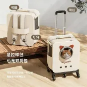【🐾特惠】貓咪造型寵物外出包 貓咪外出籠 貓包 貓咪背包 寵物雙肩包 大容量拉桿箱 貓箱 貓包 狗包 寵物外出雙肩包