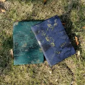 ♞,♘優選 a5書衣高顏值書套a6書本保護套鎏金繁星點點色織提花布藝本子封皮 免運