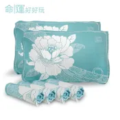 【命運好好玩】書珩-金運富貴牡丹枕巾(2入/4入/6入組)
