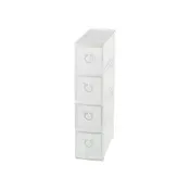 (店+)【KEYWAY 聯府】面寬18cm高見四層隙縫櫃附輪-1入抽屜櫃 收納櫃 層櫃 間隙櫃