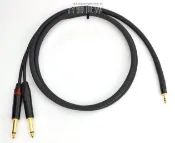 【音響世界】Canare MR202-2AT兩軌線-3.5mm立體直頭 to Neutrik 6.3mm鍍金單音