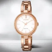【CITIZEN 星辰】LADYS系列 光動能氣質簡約腕錶 28mm(EM0639-81A)
