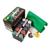 (店+)高級籌碼 鐵方盒 籌碼套裝組 Poker 撲克牌 籌碼 方盒桌布 賭神 馬口鐵 德州撲克 骰子