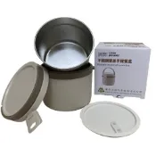 〈全新品〉 鍋寶 不鏽鋼雙層手提餐盒  / 不鏽鋼雙層隔熱多功能碗850ml