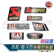 【Speedmoto】蠍子 吉村 鋁貼 排氣管專用貼紙 台蠍 天蠍 鋁牌貼 防燙蓋 金屬貼標