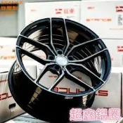 超鑫鋁圈 STANCE SF03 17吋旋壓鋁圈 5孔108 5孔114 5孔108 黑底車面