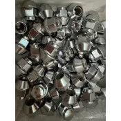 汽車鋁圈螺帽規格M12*1.25牙深25mm鍍絡銀19MM的套筒