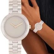 【CALVIN KLEIN】CK Pure 簡約雙針陶瓷女錶-34mm 送禮 禮物 推薦(25100073)