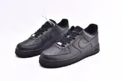 NIKE AIR FORCE 1 '07 AF1 全黑 鐵牌 經典款 皮革 籃球鞋 運動鞋 315122-001 男女
