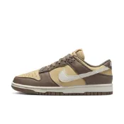 NIKE 耐吉 經典 皮革 撞色低筒 板鞋 女休閒鞋-卡其棕 W DUNK LOW NEXT NATURE-DD1873201