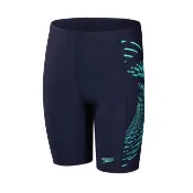 許老闆泳裝 SPEEDO 男孩 青少年 運動及膝泳褲 Plastisol 深藍/極光綠 黑/灰/紅