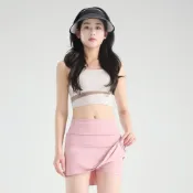 (店+)褲裙女薄女生大尺碼速乾休閒透氣羽球裙網球裙短裙假兩件褲裙跑步彈性慢跑寬鬆高腰顯瘦夏天登山防曬裙涼感短褲百褶裙冰涼褲迷你裙