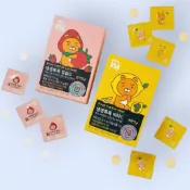 韓國 MYni x Kakao 萊恩 日東小熊 維他命C片 咀嚼片 維生素C 檸檬 維生素D 草莓108錠