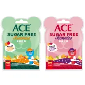 【蝦皮直營】ACE ZERO SUGAR 無糖Q軟糖 40g/袋 蘋果橘子/櫻桃檸檬 夾鏈裸裝 德國進口 糖果 無糖軟糖