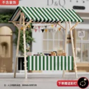 【精選】集市攤位展示架市集夜市實木擺攤架子促銷展示臺地攤車移動可折疊 阿星優選