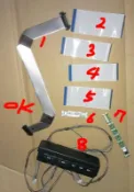 8片一組《原廠專用 按鍵板 遙控接收板 屏線》SHARP 夏普 LC-52G7AT   LC-52G7T