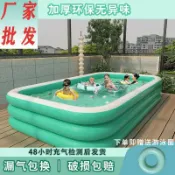 港灣小站 【加厚防漏】充氣游泳池 兒童戲水池 海洋球池 家庭泳池 戲水玩具 戶外玩水 夏日消暑 超大尺寸 成人可用 安全無毒材質