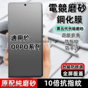 滿版抗藍光 霧面玻璃貼 適用OPPO Reno16 15 14 13 Pro 16F  X9 A3 A5 Pro A6x
