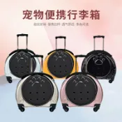 全球選品1館 生活百貨 寵物包時尚簡約寵物拉桿箱外出輕便貓包透氣寵物雙肩包寵物用品