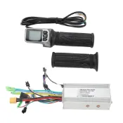 【Lixada】電動自行車控制器套件 36V 48V 1000W 38A 正弦波無刷 124DX 扭油門帶面板轉換