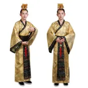 「臺灣新品」皇上龍袍蟒袍皇帝服裝王爺服古裝男太子服漢武帝復古中國風寫真服❤️