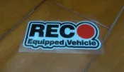 REC 汽車 機車 監視器 錄影中 行車紀錄器 反光 貼紙 安全 警告 保全系統 停車 防盜器 防水 監控 電子後視鏡