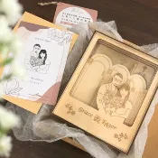 DIY 立體木燈 夜燈  送禮 似顏繪 客製化 情人節禮物 露營配件