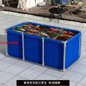 白日夢想家 【台灣公司 超低價】支架加厚帆布魚池刮布游泳池家用養殖水箱防水布戶外游泳蓄水池