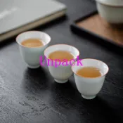 敘舊 原礦釉 青瓷 高溫 手工 主人杯 聞香杯 功夫茶具 家用