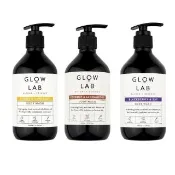 澳洲 GLOW LAB 植物精油沐浴露 400ml (佛手柑橘 椰子檀香 黑莓月桂葉) 保濕