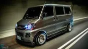 車酷爆龜坊-三菱中華新款菱利1.3廂車-貨斗保桿下巴消光霧黑色4500元含裝空力套件完美貼地