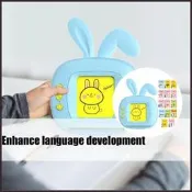 臺灣現貨卡片學習機袖珍語音卡片教育語言學習玩具有聲閃存卡帶 224 fitshotw
