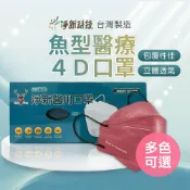 (店+)【淨新】成人/兒童4D魚型口罩4D口罩 4D立體口罩 細耳口罩 淨新口罩 一次性口罩 醫療口罩 魚形口罩