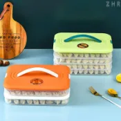 連盛 全新 新款餃子盒 專用凍餃子盒 冰箱收納盒 家用水餃托盤 速凍混沌保鮮冷凍盒子