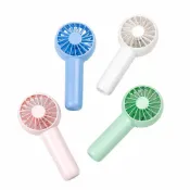 (店+)【台灣出貨🔥】隨身手持風扇 USB充電風扇 三段風速 Type-C充電 95g輕量 桌立兩用 附底座 掛繩