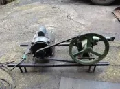 電動 抽油機 半馬 1/2馬力 單相110V 馬達 八九成新 皮帶式 大流量 抽油泵補 抽油機 抽廢油 抽機油 加油馬達