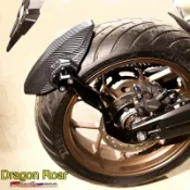 寓偉 改裝適用於本田機車CBR650R CB650R 後土除 擋泥下移套件 碳纖維紋路 擋泥板
