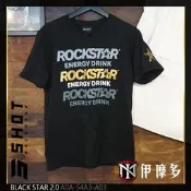 伊摩多 法國SHOT ROCKSTAR T恤 經典 剪裁 短袖圓領 騎車出遊URBAN 2.0黑A0A-54A3-A03