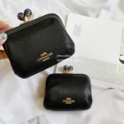 現貨🤖Coach 限定款 口金零錢包 珠扣包
