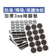 DA024 加厚3mm桌腳保護墊 桌腳止滑墊 止滑墊 椅腳墊 桌椅腳套 圓形墊片 防撞墊 防滑靜音 家具腳墊 地板保護墊