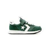 【CONVERSE】Omega Trainer 1V 大童 中童 綠白色 魔鬼氈 麂皮 休閒鞋  A16418C