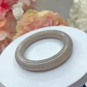 (店+)No.118 浪漫雪花 紫玉 內徑 57mm 圈口 佘太翠 佘太玉 手環手鐲  尺寸:內徑57*寬12.5*厚12MM