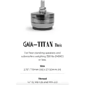 [ 沐耳 ] 加拿大 IsoAcoustics GAIA-TITAN 系列制震腳墊 Theis 適合落地喇叭或後級擴大機