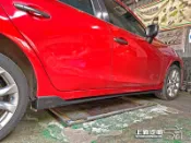 三代馬3 MAZDA3 魂動紅 馬自達3 空力套件 改裝 側裙 (左+右) ABS素材