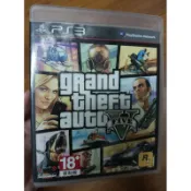 PS3 俠盜獵車手 GTA5 罪惡都市 含說明書地圖 下載卡 中文版 可以遊玩