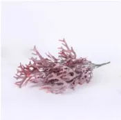 【松果購物】LaMome.仿真花材/紅色鹿角草黑灰色小茉草/蕨類小植物配草樣板房