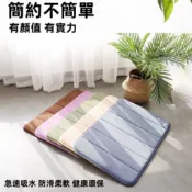 泰國乳膠加厚珊瑚絨地墊 記憶地墊 腳踏墊 防滑墊腳踏墊 浴室腳踏墊 吸水地墊 臥室地墊 記憶棉吸水地墊