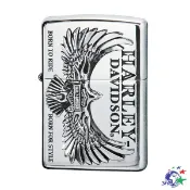 Zippo - 日版打火機 / 哈雷系列 Flying Eagle 銀色 / HDP-76 / ZP725 詮國